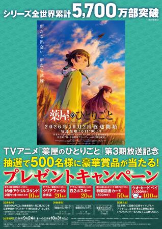 TVアニメ『薬屋のひとりごと』第3期放送記念 プレゼン TVアニメ『薬屋のひとりごと』第3期放送記念 プレゼン