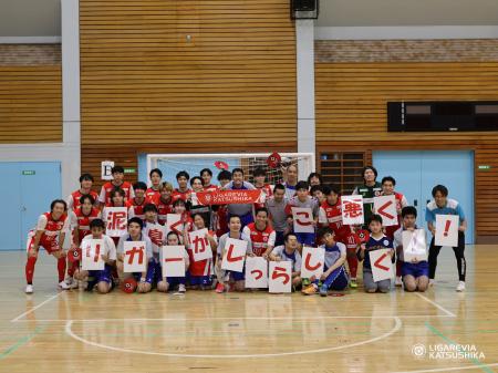 リガーレヴィア葛飾とTRACOS、今年もフットサル交流会