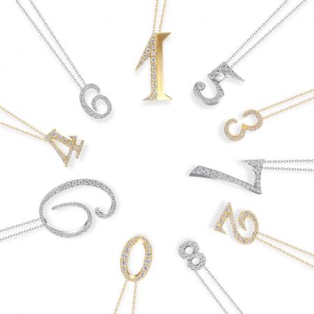 「ナンバーネックレス」新しくシルバー925バージョン