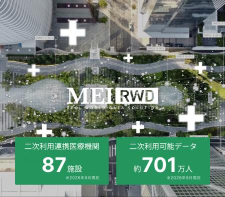 MEI、電子カルテ由来の二次利用可能データ規模が700万 MEI、電子カルテ由来の二次利用可能データ規模が700万