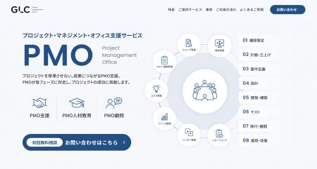ジーエルシー、「PMO支援サービス」に関するサービス