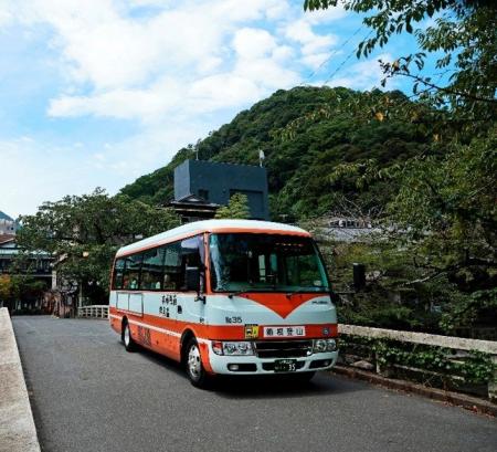 10月1日 箱根湯本温泉旅館送迎バスでキャッシュレス決