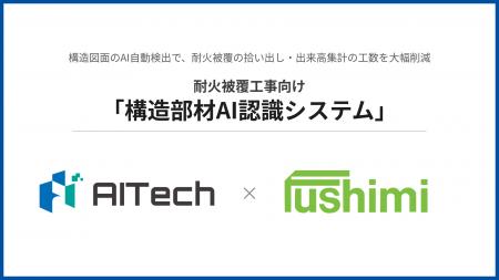 株式会社AITechと伏見工業株式会社、耐火被覆工事の積