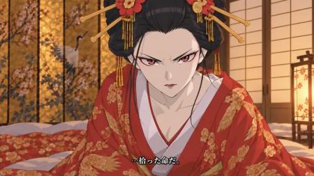生成AIオリジナルアニメ「花魁転生 -Oiran Reincarnat