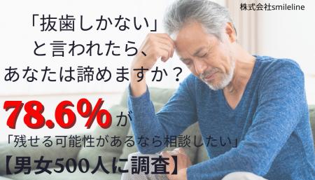 「抜歯しかない」と言われたら、あなたは諦めますか？