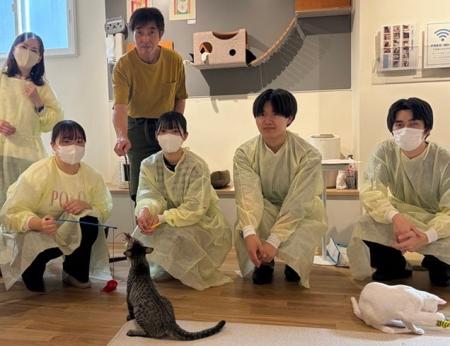 【仙台】全国的にも珍しい保護猫カフェ×ペット専門学 【仙台】全国的にも珍しい保護猫カフェ×ペット専門学