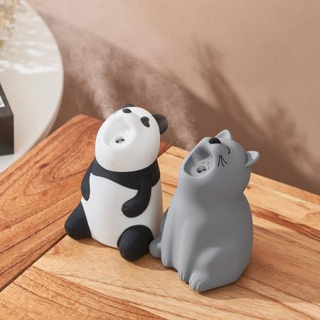 【かわいすぎるおすわり姿♪】手のひらサイズの加湿器
