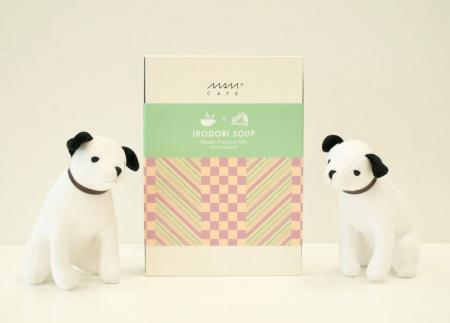 フードギフトブランド「MAM CAFE」とビクターの看板犬
