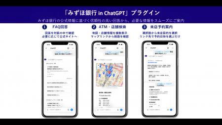 GenerativeX、みずほ銀行の「みずほ銀行 in ChatGPT」 GenerativeX、みずほ銀行の「みずほ銀行 in ChatGPT」