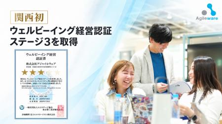 株式会社アジャイルウェア、関西初「ウェルビーイング