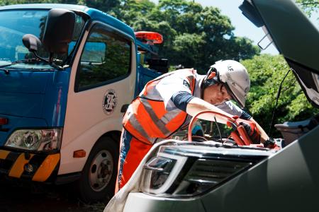【JAF東北】JAFの高い救援技術を間近で見られる「JAF 【JAF東北】JAFの高い救援技術を間近で見られる「JAF