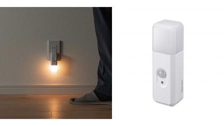 停電した瞬間、自動で点灯！足元灯にも懐中電灯にもな
