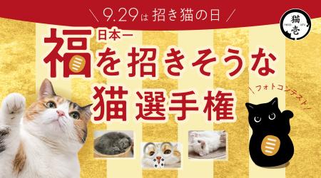 【 9月29日は招き猫の日 】
猫用品ブランド『猫utf-8 【 9月29日は招き猫の日 】
猫用品ブランド『猫utf-8