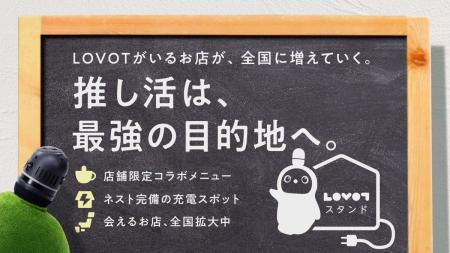 推し活は、最強の目的地へ。「LOVOTスタンド」第二弾