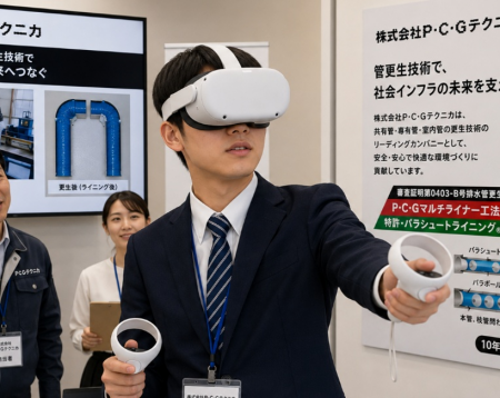 建設業界の“仕事の見えにくさ”をVRで変える、文系学生
