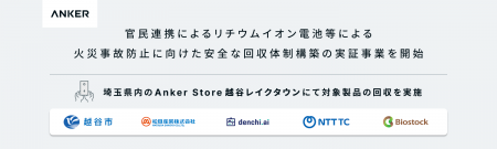 【Anker Japan】官民連携によるリチウムイオン電池等