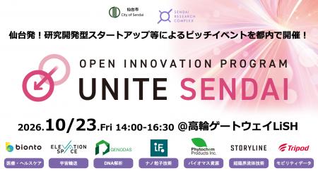仙台市内の研究開発型スタートアップ等によるピッチイ
