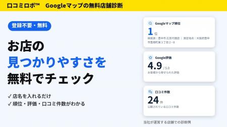 MEO対策AI「口コミロボ(TM)」、Googleマップの無料店 MEO対策AI「口コミロボ(TM)」、Googleマップの無料店