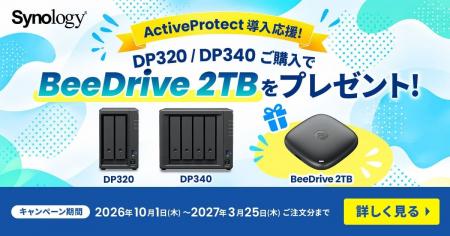バックアップをもっとスマートに。Synology ActivePro