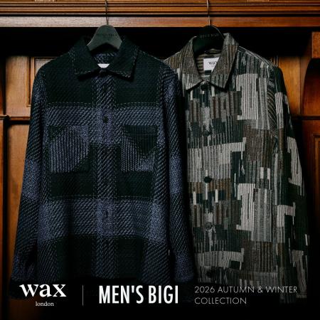 【WAX LONDON(ワックス ロンドン)×MEN’S BIGI(メンズ