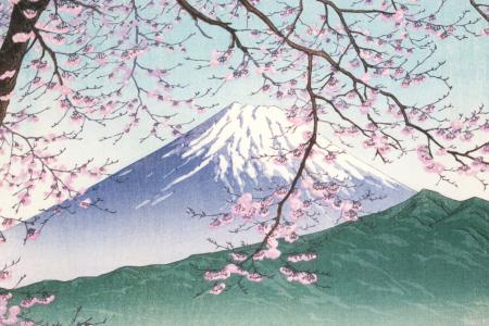 富士と桜、日本の美を日常へ。新版画の巨匠・川瀬巴水