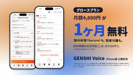 【iPhone版公開記念】医療用語に強い音声認識「GENSHI
