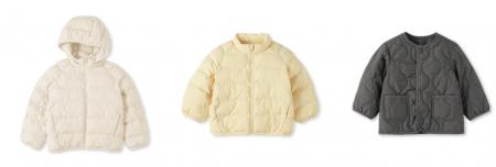 無印良品 子ども服の「洗える中わたアウター」シリー