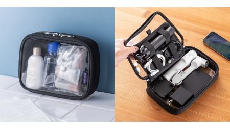中身が見えるガジェットポーチにS・LLサイズ追加発売
