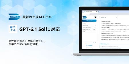 「Third AI 生成AIソリューション」、最新のGPT-6.1 S