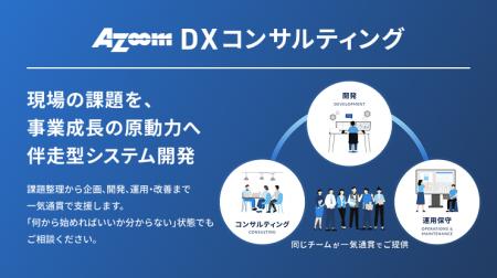 【サービスリニューアル】アズーム、「DXコンサルティ