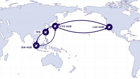 NXグループとJAL、アジア域内および北米=アジア間 NXグループとJAL、アジア域内および北米=アジア間