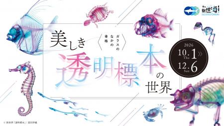 「〈ガラスのなかの骨格〉美しき透明標本の世界」開催