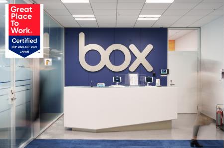 Box Japan、Great Place to Work(R) Institute Japan