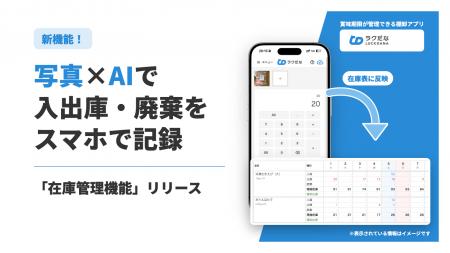 写真×AIで入出庫・廃棄を記録「在庫管理機能」ラクだ