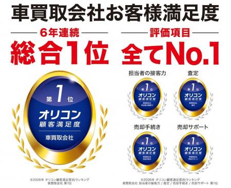 2026年 オリコン顧客満足度(R)調査「車買取会社」にお