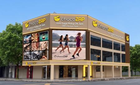 chocoZAP史上初、3フロア・約222坪の一棟丸ごと大型店