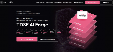 TDSE、オンプレミス型AIエージェント基盤「TDSE AI Fo