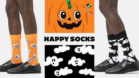 【Happy Socks】「Trick or Socks!」足元からハロウィ