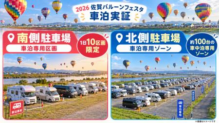 佐賀バルーンフェスタの「車泊」、2026年は約100台規