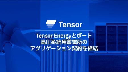 Tensor Energyとポートは高圧系統用蓄電所のアグリゲ