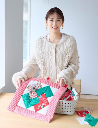 北川景子さんが人気手芸雑誌「コットンタイム」11月号