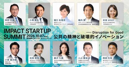 【事前申込1,400人突破！】IMPACT STARTUP SUMMIT 202