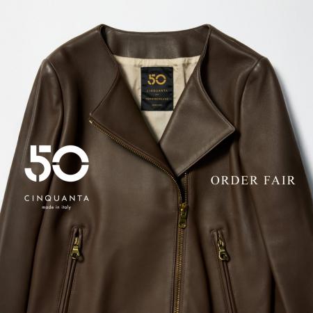 10月2日（金）｜〈CINQUANTA〉ORDER FAIRをトゥモロー