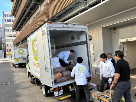 【コープみらい】災害対応物資の運搬に協力