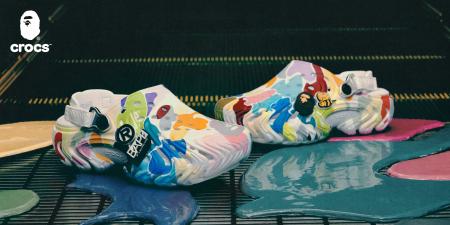A BATHING APE(R)︎ × CROCS
