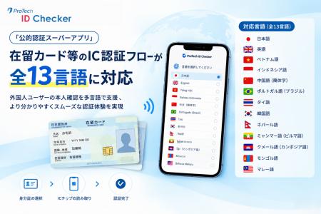 ProTech 「公的認証スーパーアプリ」、在留カード等の