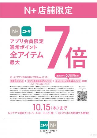 【ニトリのアパレルブランドN+】寒暖差が気になる季節