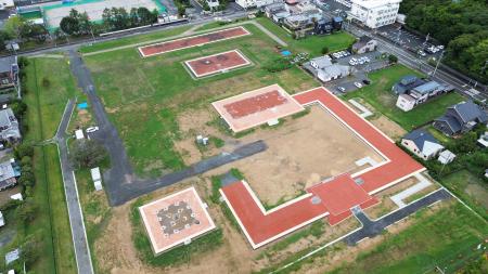 【特別史跡 遠江国分寺跡】中門・東回廊の整備工事が