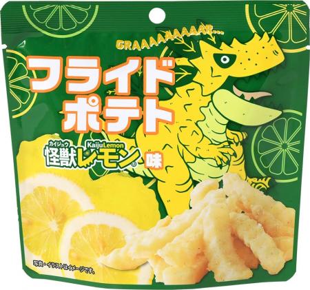 西日本限定「怪獣レモンポテト」2種、味源から10月5日 西日本限定「怪獣レモンポテト」2種、味源から10月5日