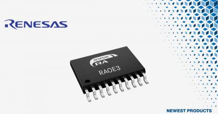 マウザー、ルネサスRA0E3汎用マイクロコントローラの